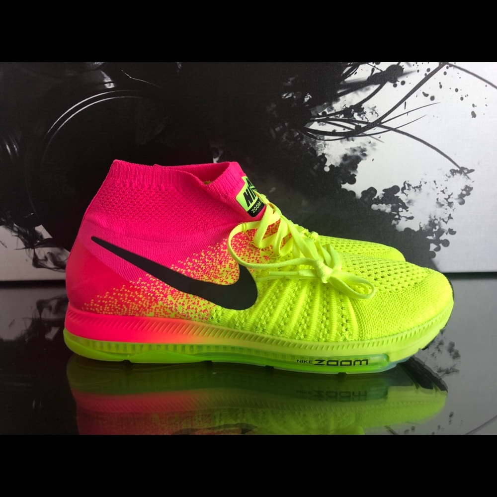 MENS NIKE ZOOM ALL OUT FLYKNIT OC TRAINING SHOES - Picture 1 of 8